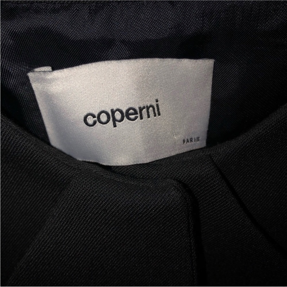 Coperni Trompe l’oeil tailored black cape 6US - Picture 7 of 8